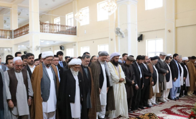  مراسم تشییع جنازه حاجی محمدعلی دانش  پدر معاون دوم رئیس جمهوری، برگزار شد